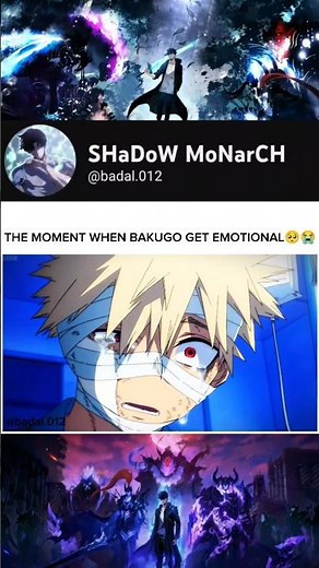 THE MOMENT WHEN BAKUGO IS CRYING🥺😭 #mha #myheroacademia #shorts #amv #bnha