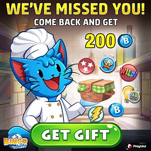Enjoy this special GIFT🎁 from Blitzy to help you get back on top of your daubin’ game and explore everything that’s new😀 | Bingo Blitz