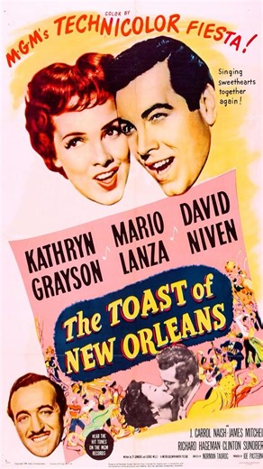 Last Nite’s Movie | The Toast of New Orleans (1950)… Mario Lanza in Full Voice