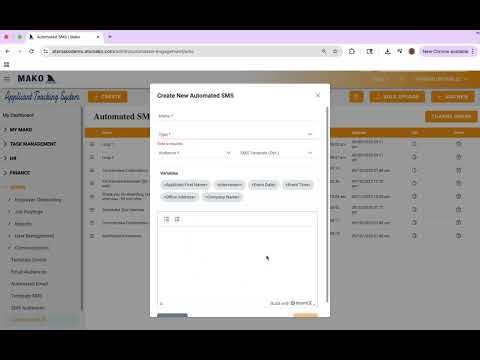 ATS Mako - Automated SMS