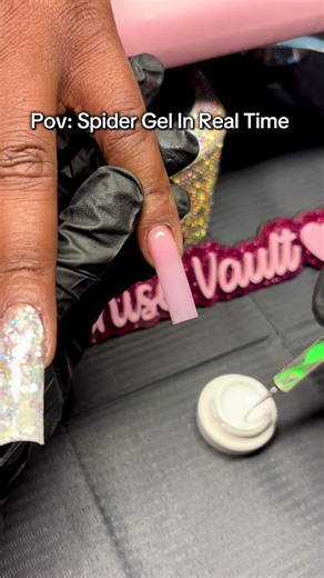 Acrylic Nail Tutorial: Real-Time Spider Gel Application