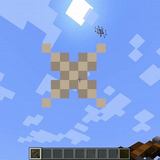 Flocking Simulation in Minecraft with Boids Mod