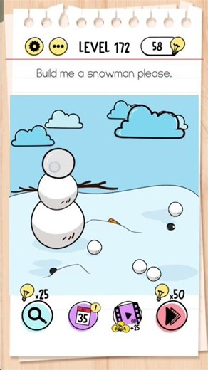 Brain test level 172 solution