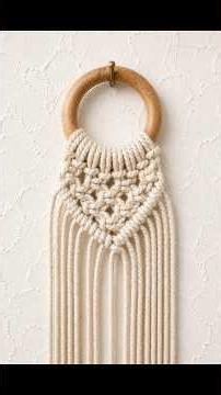 Macrame Wall Hanging for Beginners Class 366 #macramewallhanging #macramewalldecor #wallhanging #diy