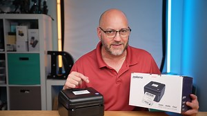 Watch 4 inch label printer detailed look and testing on Amazon Live