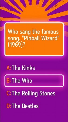 Who performed the hit song Pinball Wizard in 1969?