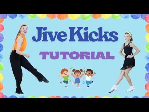 Jive Kicks Tutorial with Ms. Antonina 🕺💃 | Learn Basic Jive Kicks | BDK Kids