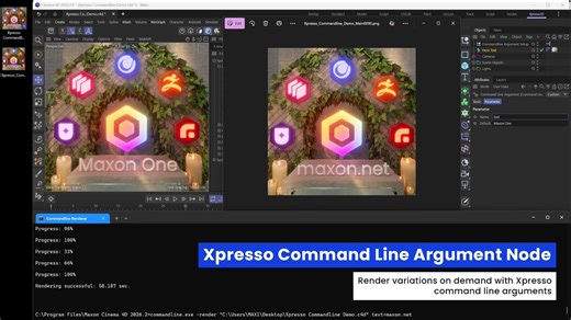 What if you could adapt your renders before you even launch #Cinema4D?Now you can.#Xpresso Command Line Argument Node lets you automate variations straight from the Command Line Interface. Turn pipeline agility into an art form.Explore more 👇🔗 https://t.co/mJTvyDQ2zW