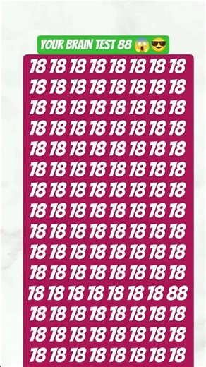 your brain test 88 😱😎👈#shorts #trending #vairal #maths