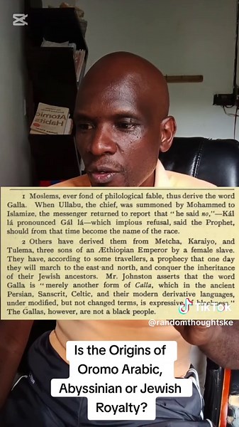 Exploring the Origins of Oromo People: Myths and Theories