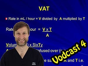 04. Drip Rates and the V.A.T Formula
