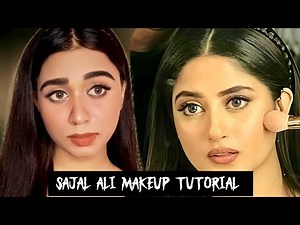 Sajal Ali makeup tutorial || 🤍💗|| vlog| by | Saniya Mirza||