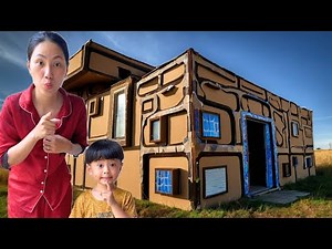 24-HOUR CHALLENGE IN A PAPER HOUSE - CHOOSE REAL FOOD OR FAKE FOOD | Shin
