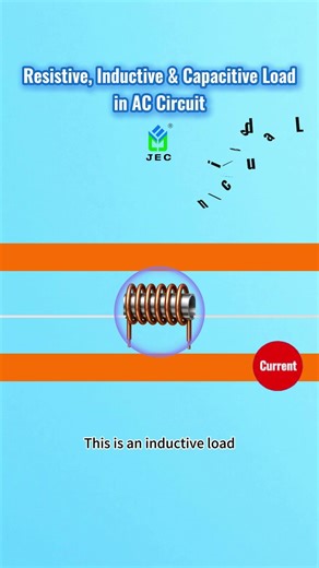 Resistive, Inductive & Capacitor Load #electroniccomponents #jeccapacitor #capacitor #resistor