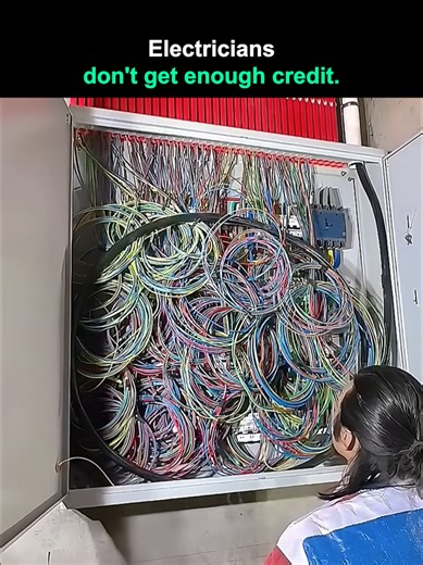 What looks like a tangled nightmare is actually a masterpiece of electrical engineering. Every wire in this control panel has a purpose, routed, terminated, and connected with deliberate precision by someone who knew exactly what they were doing. This kind of work demands more than technical knowledge. It requires the ability to hold a complex system in your head, anticipate failure points before they happen, and execute cleanly in a cramped, unforgiving space where a single miswired connection 