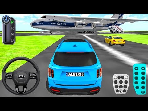New Sky Blue Kia Sorento Car in City Airport - 3D Driving Clas - Car Game Games Android iOS Gameplay