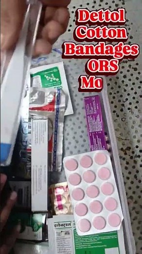 First Aid Box Essentials🩺| Every Nurse Must Know💉| B.Sc. Nursing | Emergency Kit Explained#firstaid