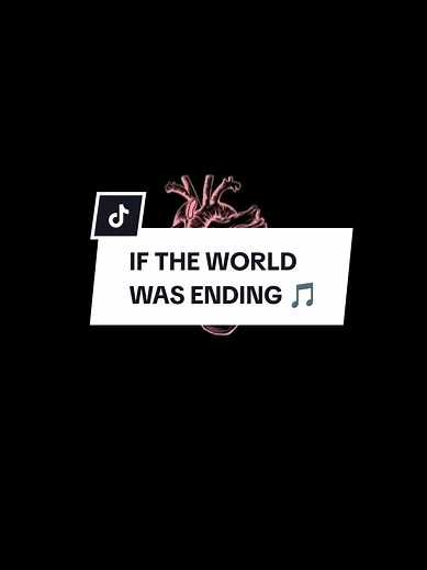 If The World Was Ending Lyrics