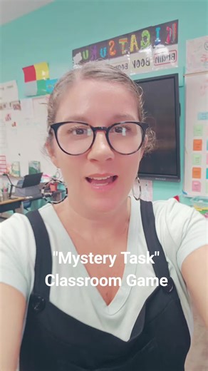 New Classroom Game: Mystery Task!