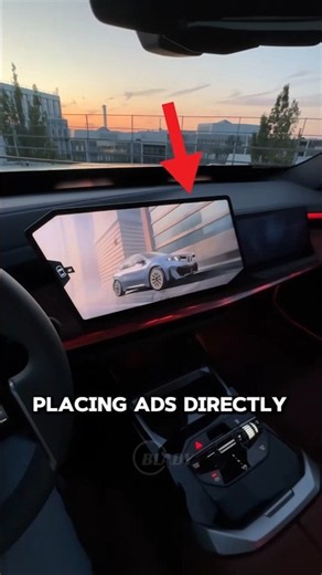 BMW Places Ads In The Car