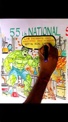 ⚠️ Think Safety, Work Safely! | National Safety Week Drawing 🦺safety week#artshorts #drawingshorts