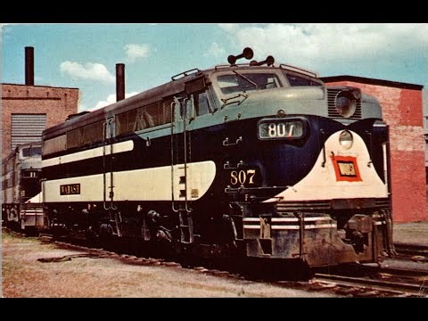 "WABASH Railroad" - Postcard Collection - (1837-1964) - Railfanning - Train Photos