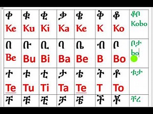 English letter with amharic letter#englishlanguage#education#habesha