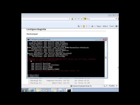 Installing Bugzilla in localhost