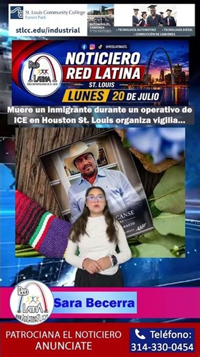 Muere un inmigrante durante un operativo de ICE en Houston St. Louis organiza vigilia…