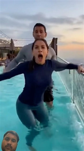 Infinity Pool FAIL... The Entire WallBreaks OFF the Building