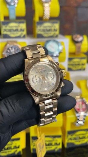 Relógio Masculino Invicta Speedway 39565 Cronógrafo Dourado