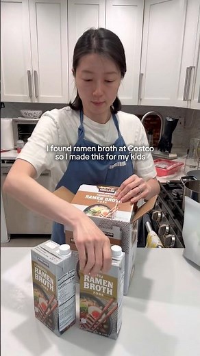 I Tried Costco Tonkotsu Ramen This Is What I Made for My Kids🍜