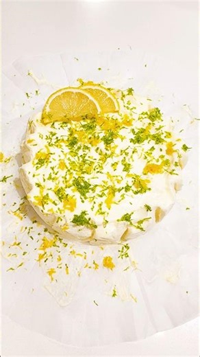 NO-BAKE Lemon Bavarois Cake Anyone Can Make! #shortvideo