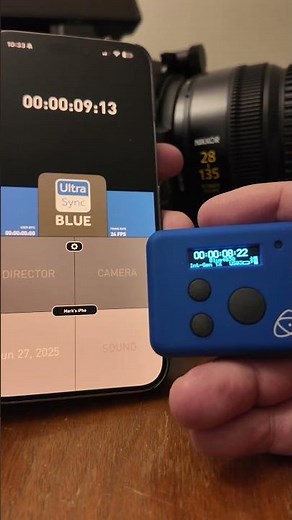 Ultra sync Blue Jam Current Time #timecode #jamsync #ultrasync