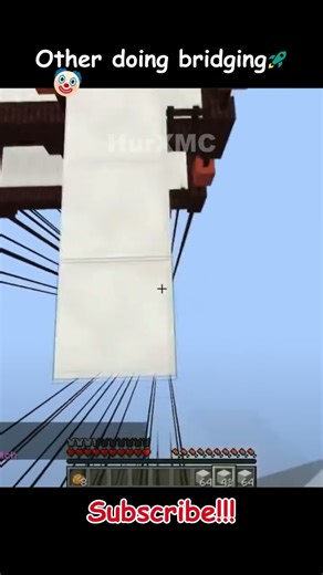 They All Bridged… But THIS Was Insane 😱 #minecraftshorts