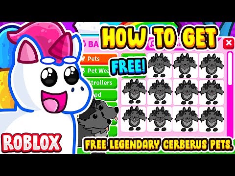 HOW TO GET A *FREE* LEGENDARY CERBERUS PET IN ADOPT ME! Roblox Adopt Me Halloween Update