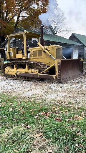 Caterpillar D6C Bulldozer Cold Start