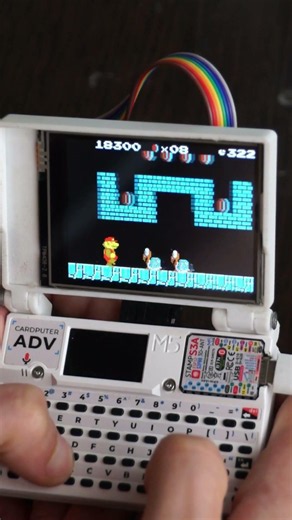 Cardputer-Game-Boy-Color Super Mario Bros Playthrough #retro #nintendo #retrogaming #gameboy