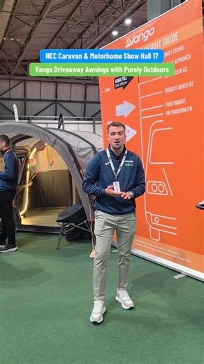 We’re at the NEC Caravan & Motorhome Show 2025! 🙌 Matt is on the Vango stand in Hall 17 all week, ready to show you the full range of Vango driveaway campervan and motorhome awnings 🏕️✨ Whether you’re looking for extra space, smart features, or the perfect fit for your vehicle, Matt’s there to help you find the right awning for your next adventure 🚐 Come and see us at the show! #VangoAwnings #PurelyOutdoors #NECShow #CampervanAwnings #MotorhomeAwnings #vango #campervans #awnings #caravanshow 