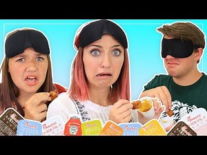 Chicken Nugget Challenge (Condiment Sauce Edition) | Brooklyn and Bailey