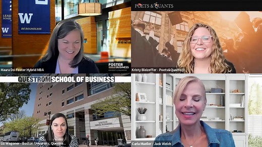 Listen in as University of Washington Foster School of Business, Jack Welch Management Institute, and Questrom School of Business, Boston University share the nuts and bolts of the online MBA at their respective schools. Hear about the flexibility of programs, ROI, leadership skills, coursework, and what to look for as you delve in to researching your own journey. This session will also share how students can embrace the real-world applications to online learning given the digital and global uni