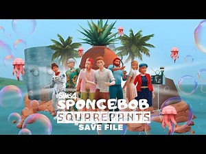 SpongeBob SquarePants Save File - Sims 4 Tour & Showcase