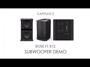 Bose F1 812 SUBWOOFER Demo | NathX