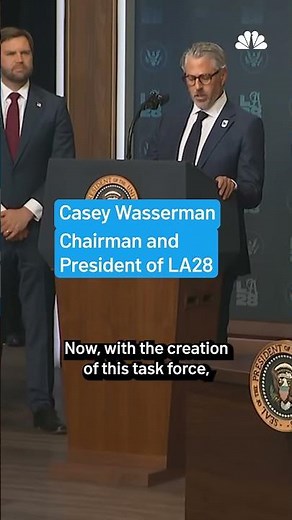 President Trump signs LA28 Olympic task force in executive order