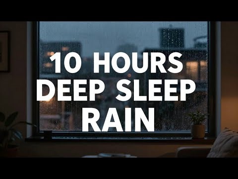 Study Focus Rain: Cozy Seattle Ambience 🌧️ | Deep Work & Sleep Sounds | 10 HOURS | SleepWave Studio
