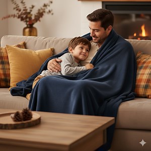 Single Solid Color Hypoallergenic 60”L x 50”W Fleece Throw Blanket for Fall, Winter, Spring, Summer, Men, Women, Children & Pets in Khaki