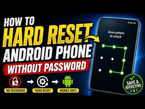 (2026 Update) How to Hard Reset Android Phone without password? | 4uKey Phone Unlcok