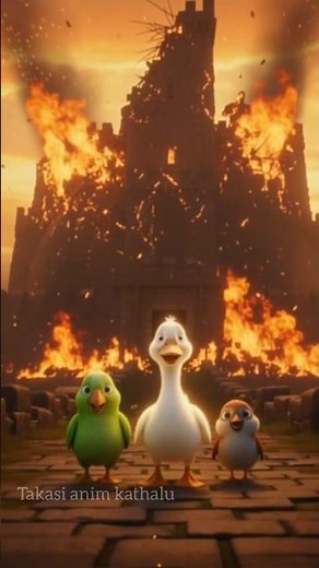 “Parrot & Sparrow Rescue the Golden Duck | Epic Fantasy Bird Adventure Story | Kids Animation”