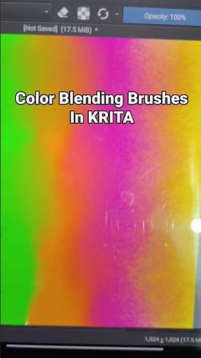 BLEND Colors options in KRITA 🎨 🖌 #tutorial #tricks #digitaldrawing #digitalart #trending #tips