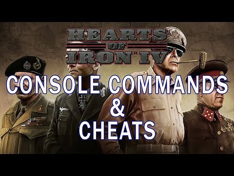 How to Cheat / Use Console Commands in Hearts of Iron 4